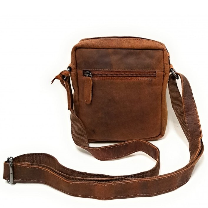 Usnjena torbica za čez ramo Green Wood | Benito