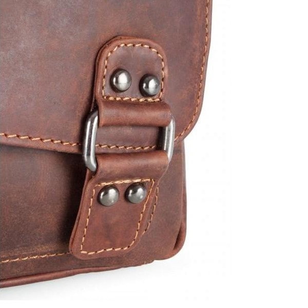 Kožna torba preko ramena Green Wood | Mark