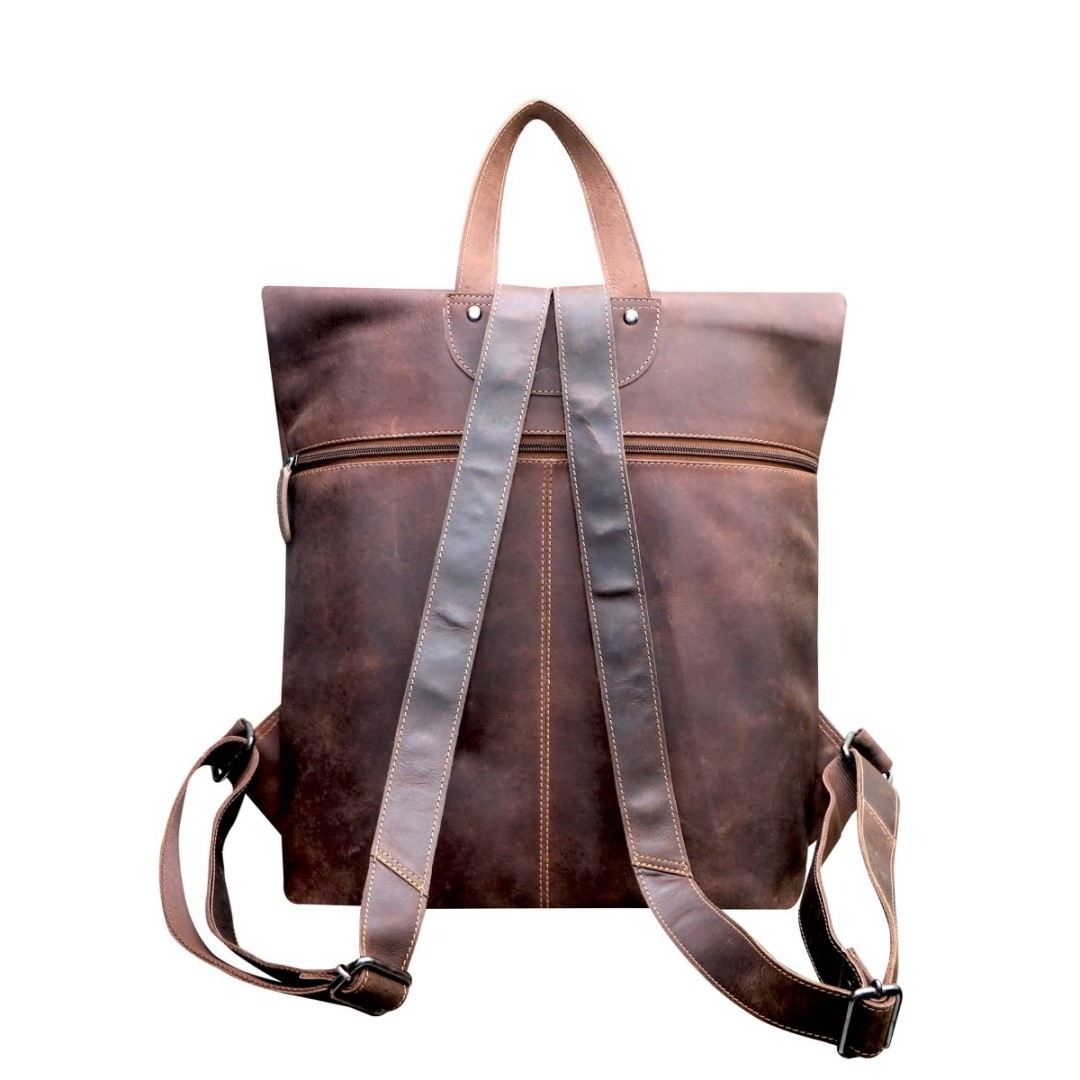 Kožni ruksak Green Wood | Lana