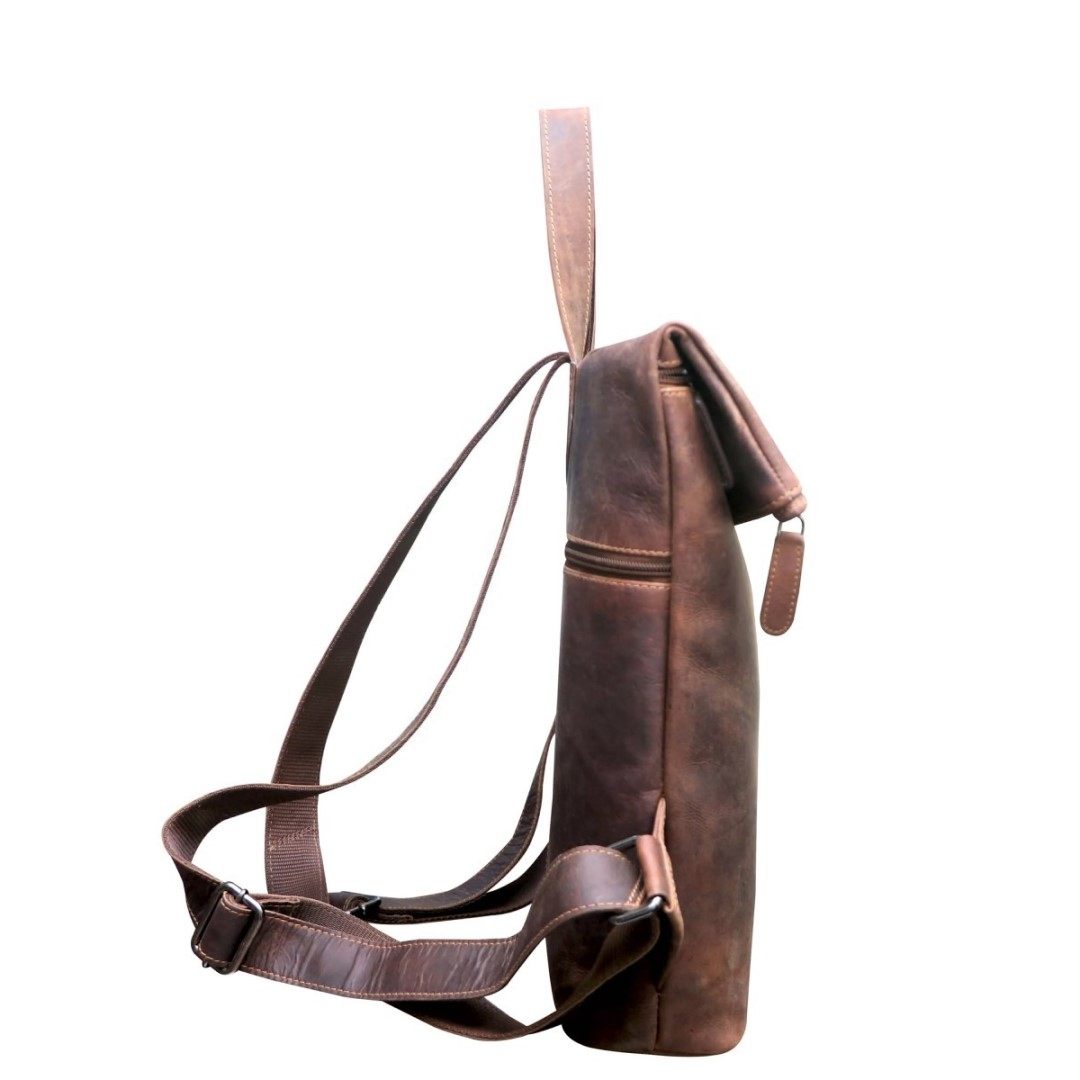 Kožni ruksak Green Wood | Lana