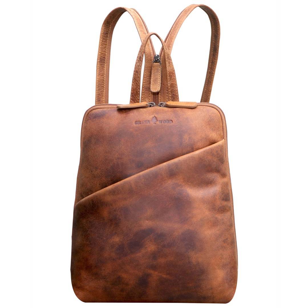Usnjen nahrbtnik Green Wood | Mery