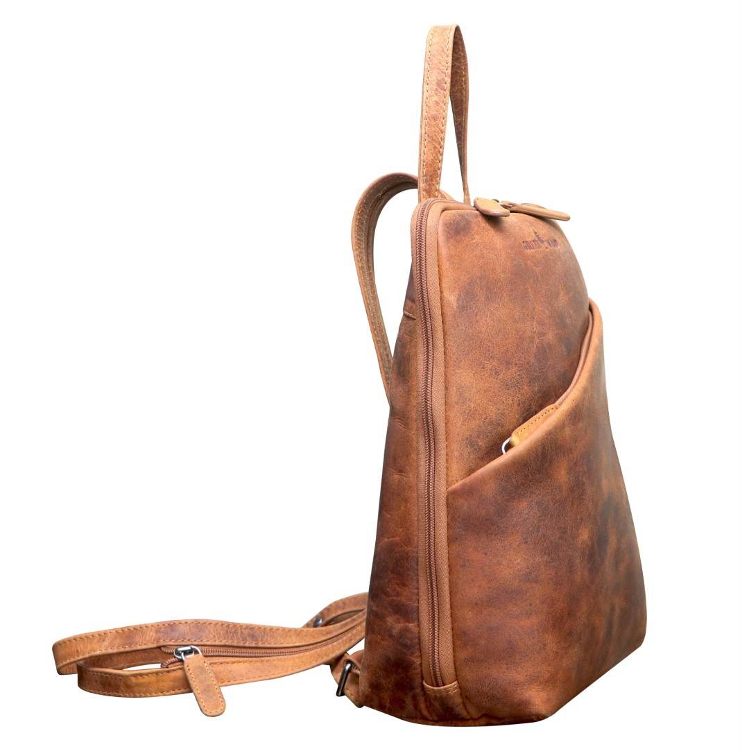 Usnjen nahrbtnik Green Wood | Mery