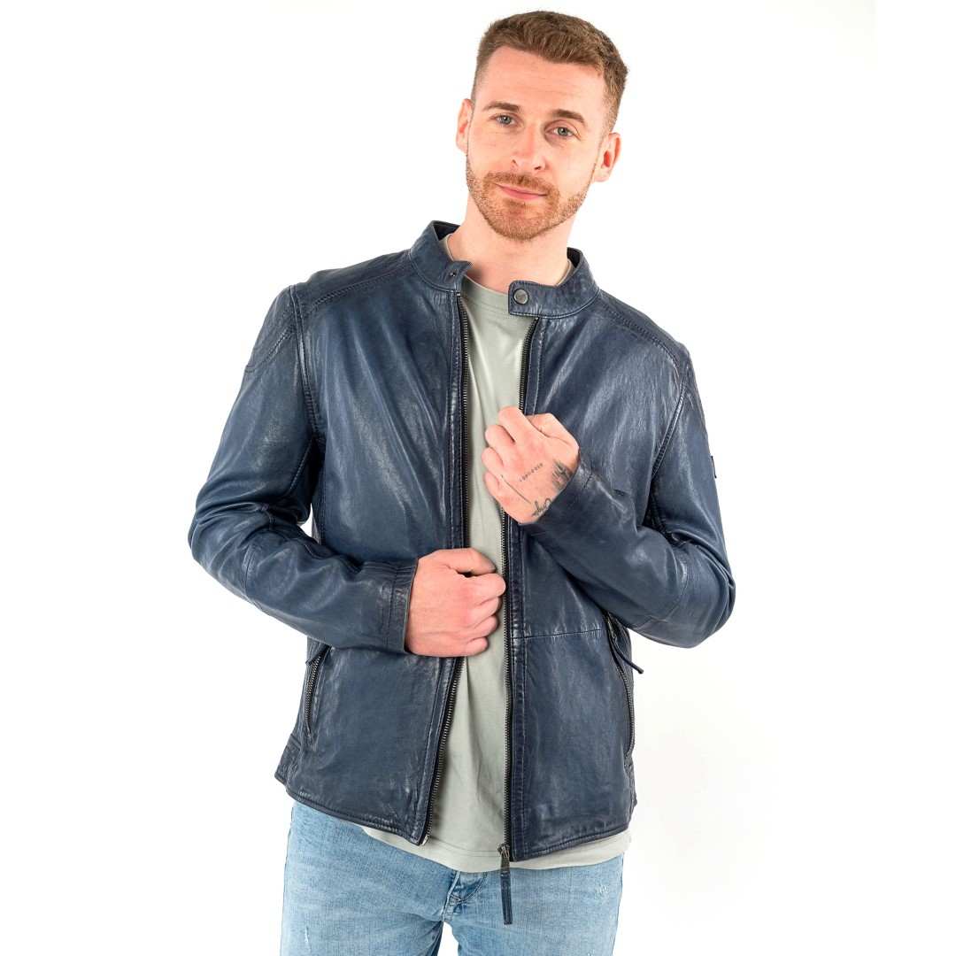Men's leather jacket MAURITIUS | Baydo