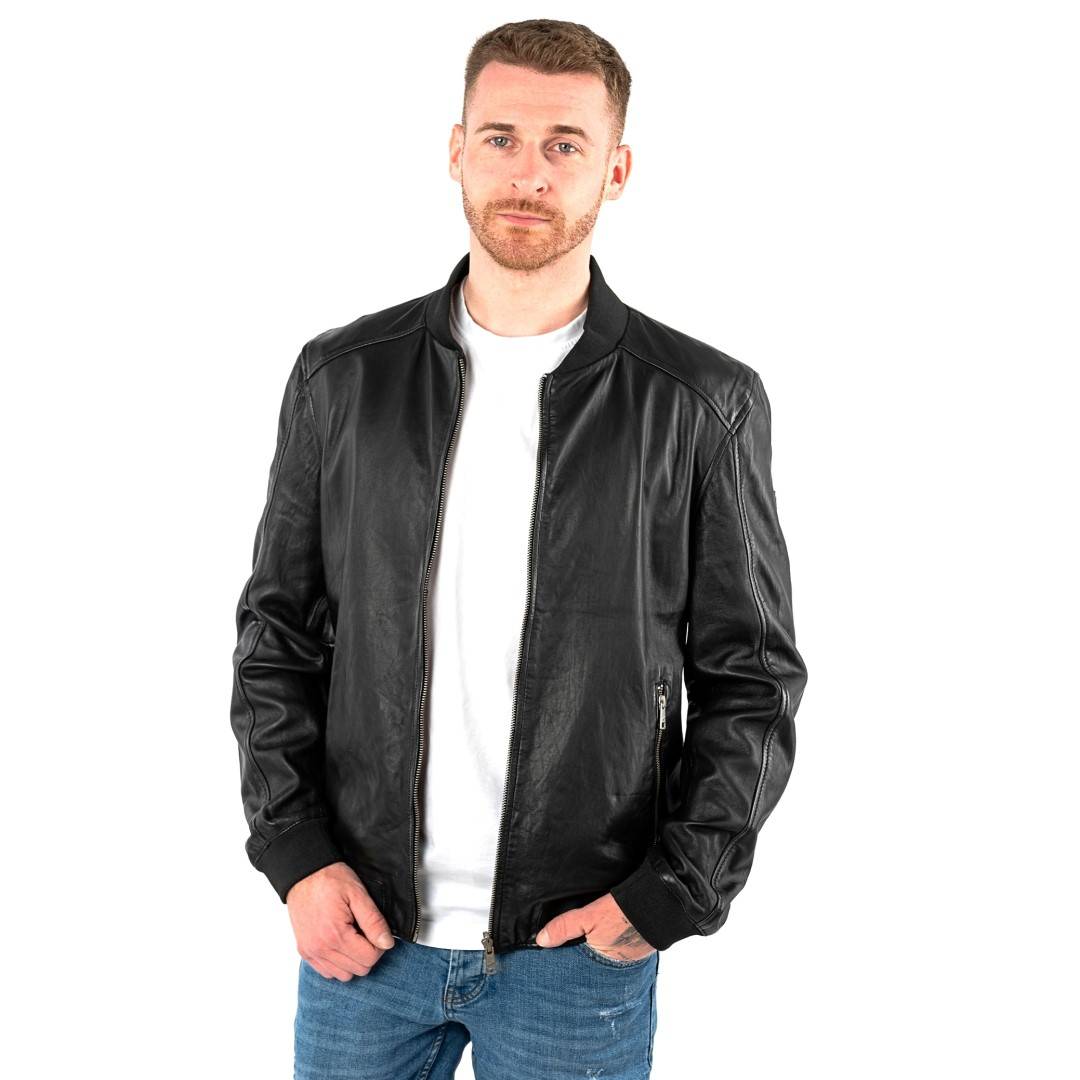 Men's leather jacket MAURITIUS | Torino