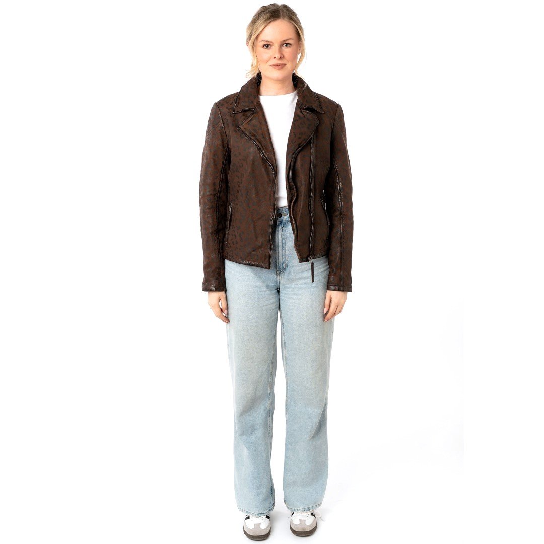 Ženska kožna jakna MAURITIUS | Meeow