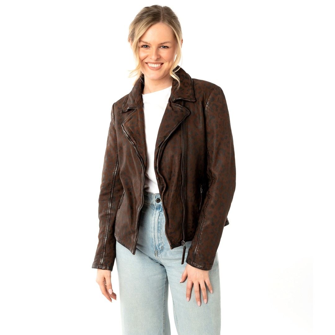 Ženska kožna jakna MAURITIUS | Meeow