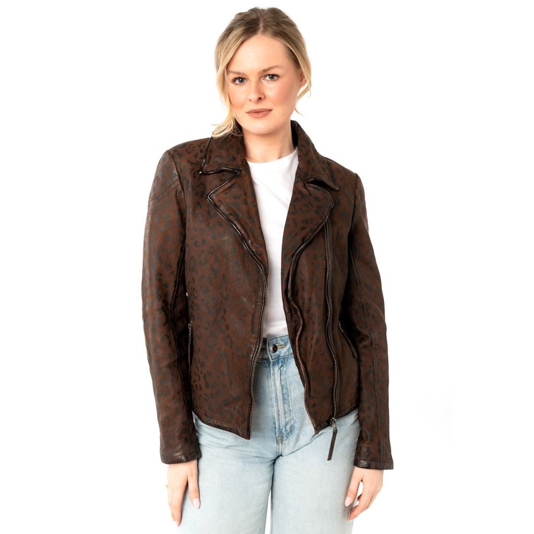 Ženska kožna jakna MAURITIUS | Meeow