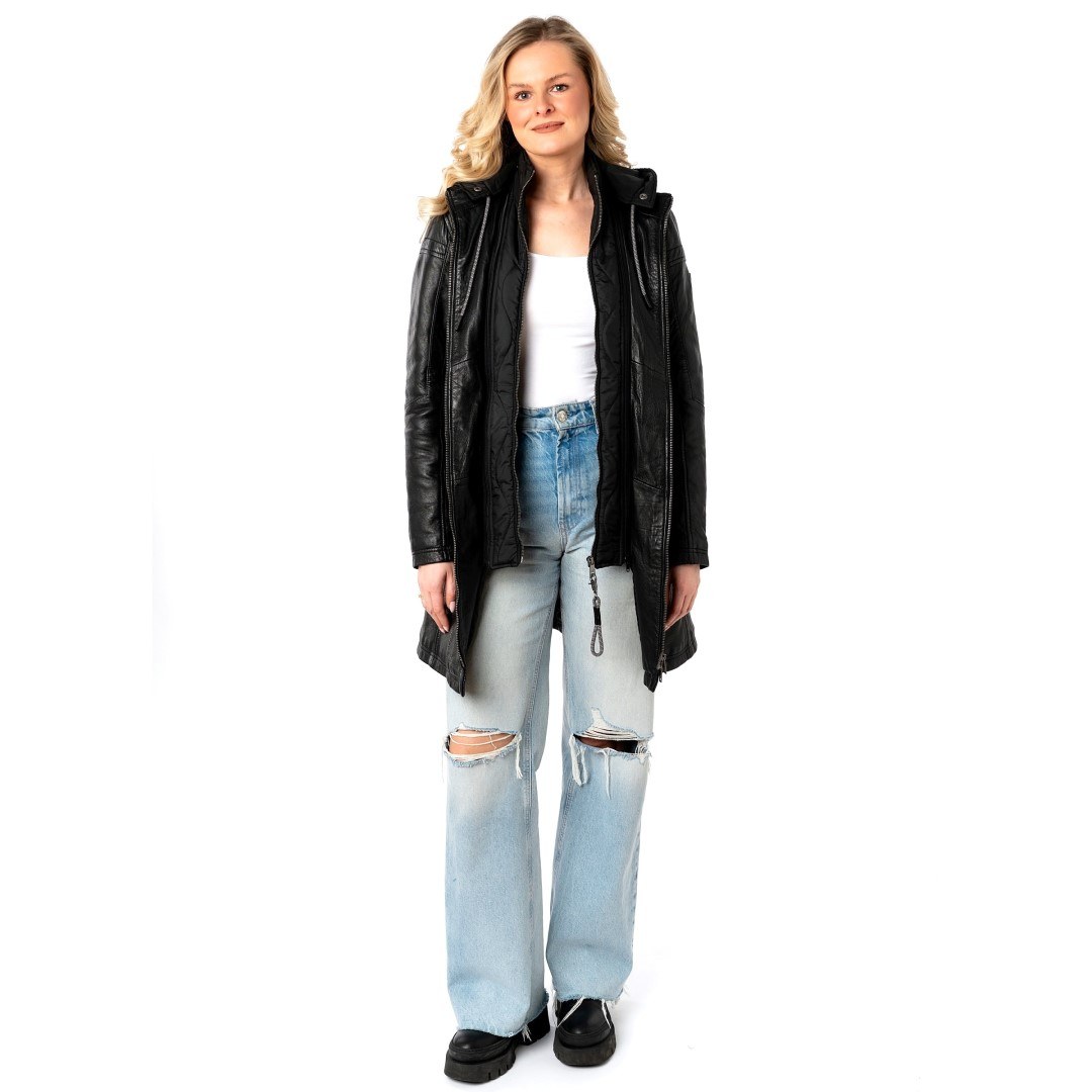 Ladies' leather coat MAURITIUS | Milene