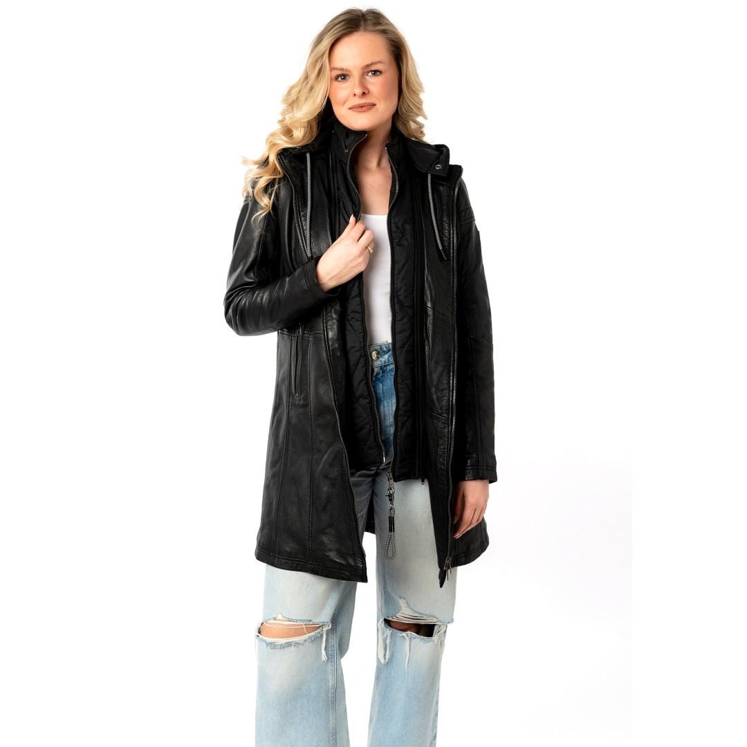 Ladies' leather coat MAURITIUS | Milene