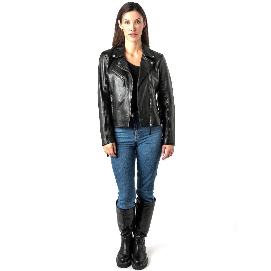 Ženska kožna jakna MAURITIUS | Pasja