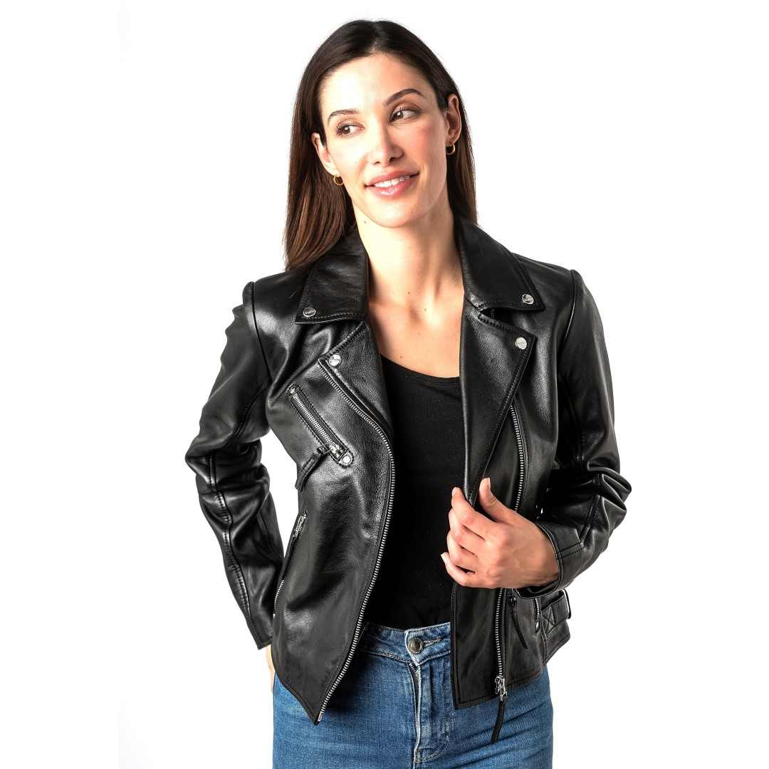 Ženska kožna jakna MAURITIUS | Pasja