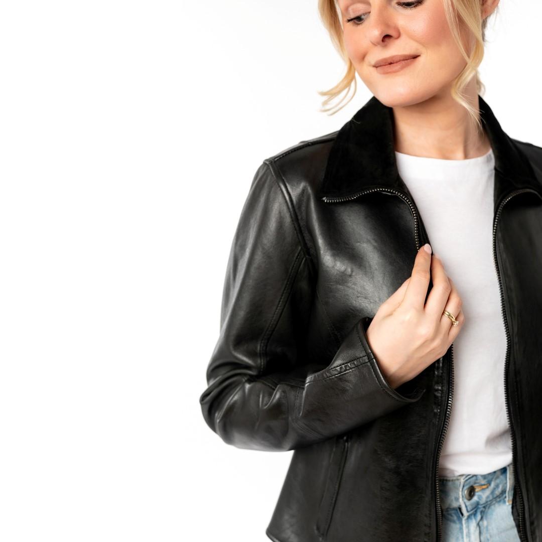 Ladies' leather jacket MAURITIUS | Tabitha