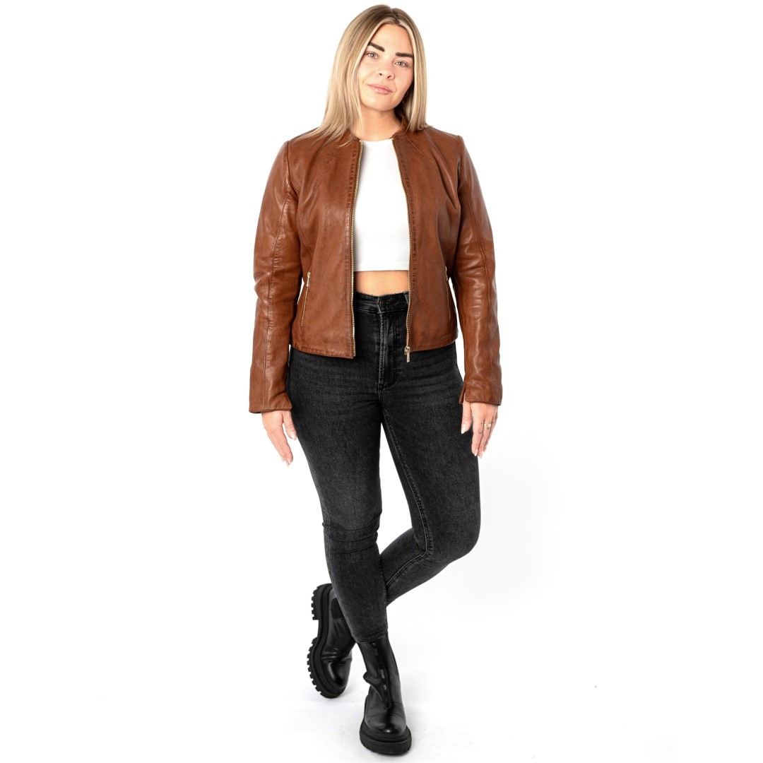 Ženska usnjena jakna MAURITIUS | Armaly