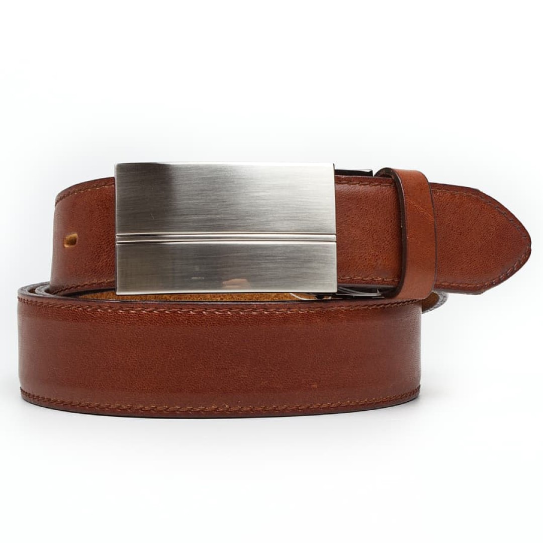 Leather belt ELEGANT men Optimist | 35-020-7PS