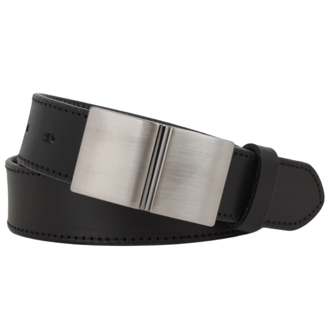 Leather belt ELEGANT men Optimist | Pitt