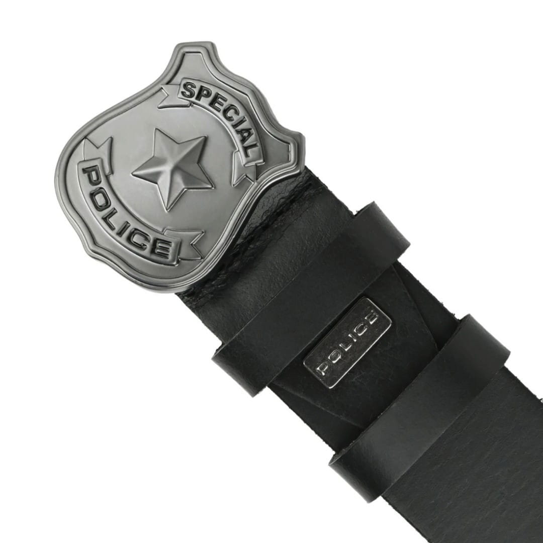 Leather belt JEANS Police | Special Edition