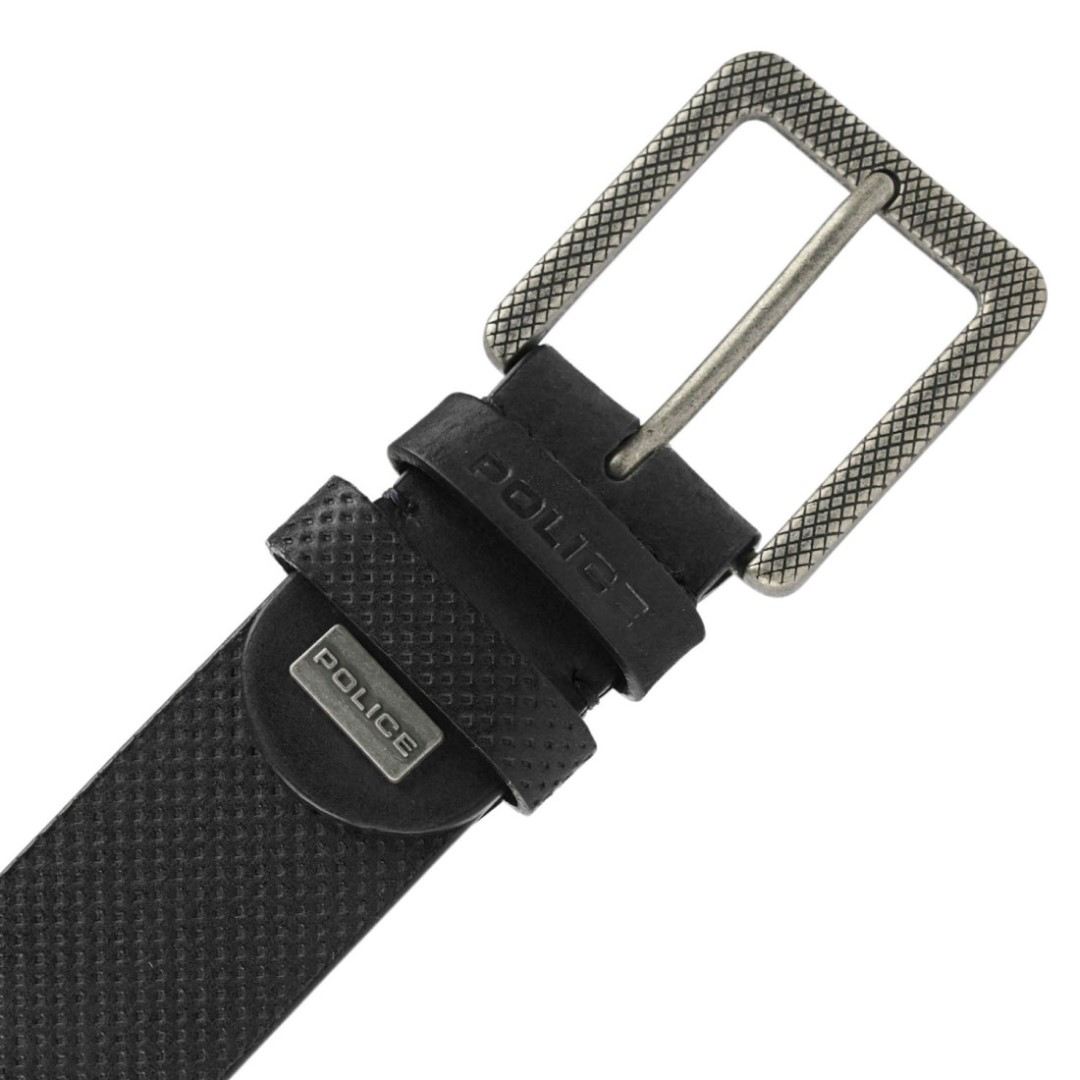 Leather belt JEANS Police | Performed