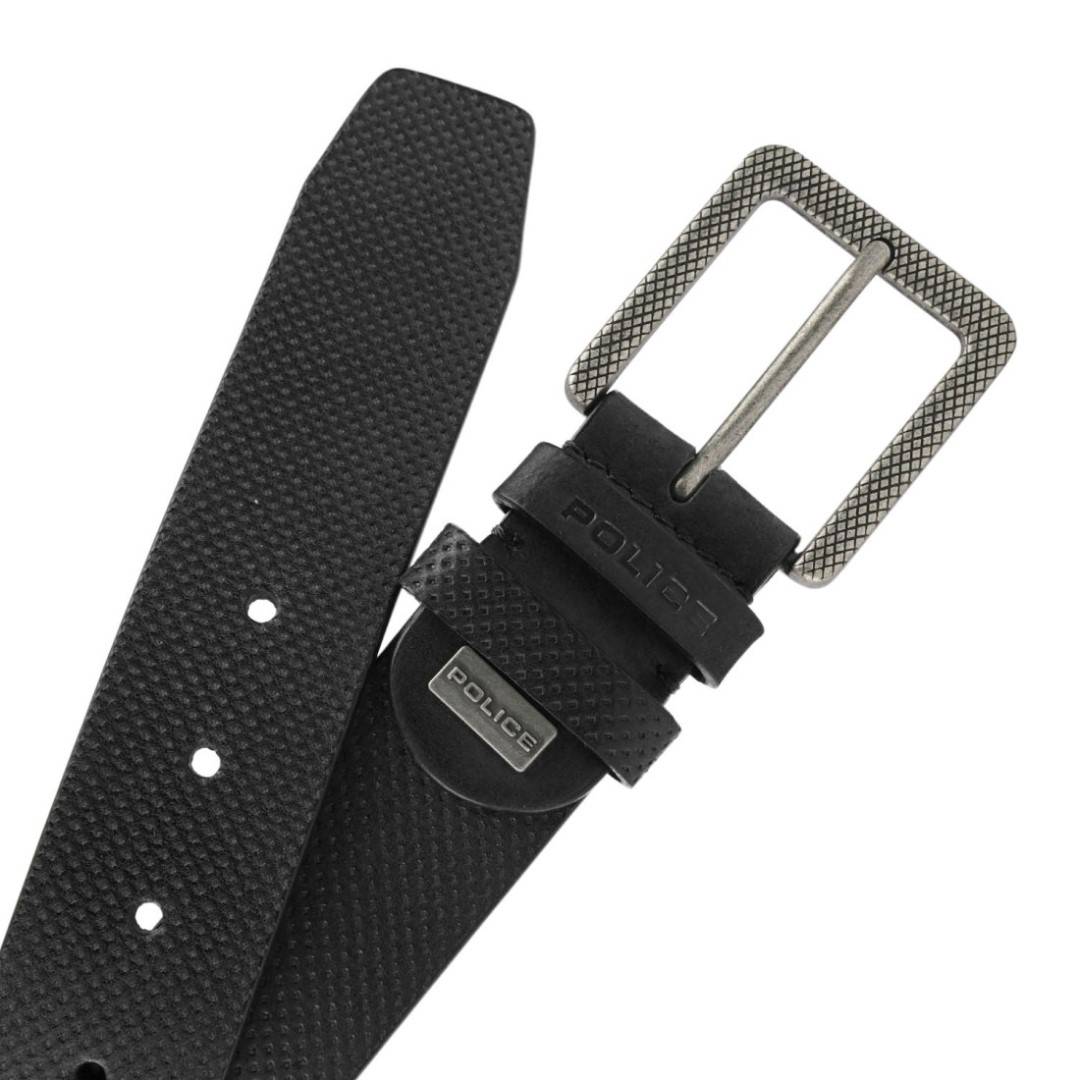 Leather belt JEANS Police | Performed