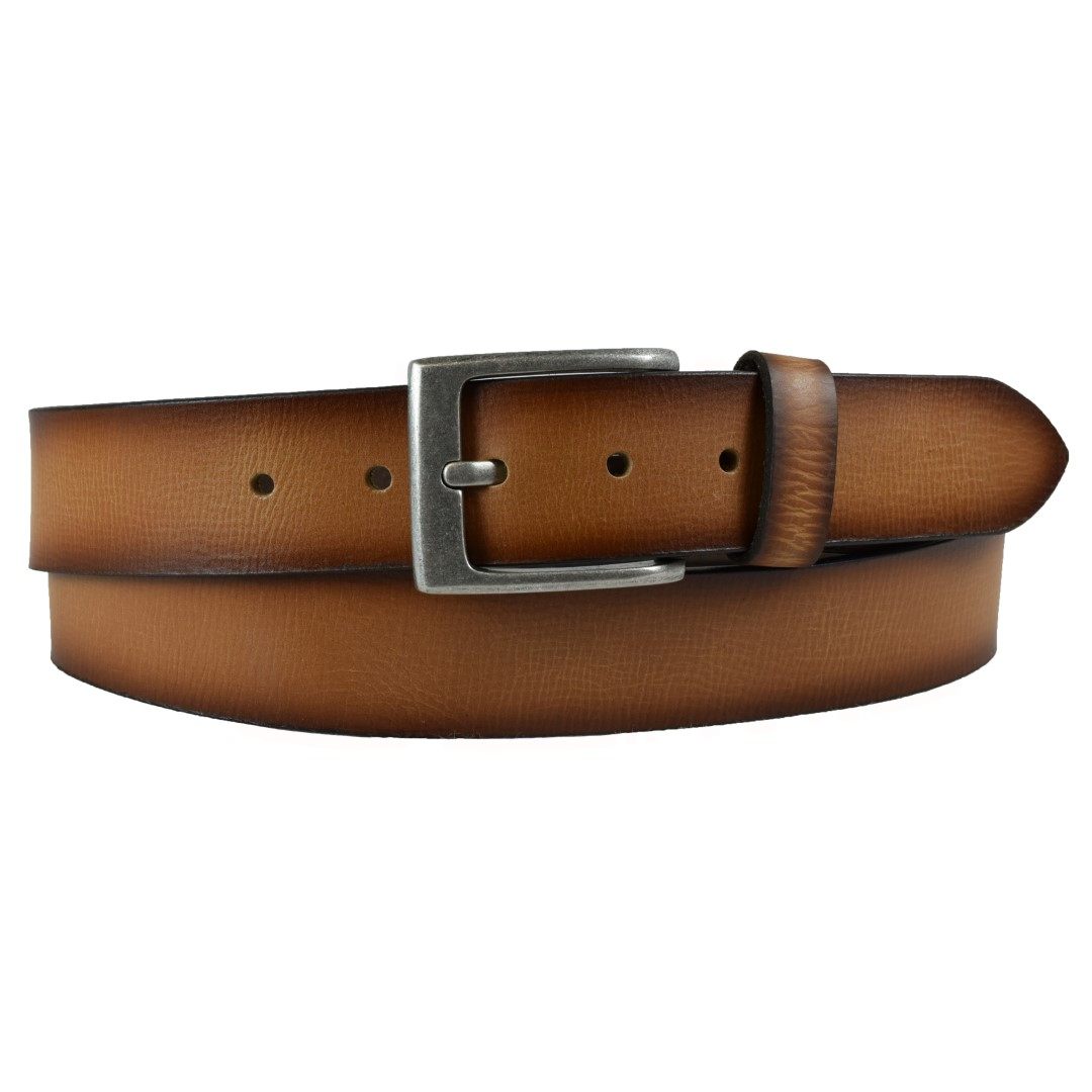 Usnjen pas JEANS Green Wood | Jimmy