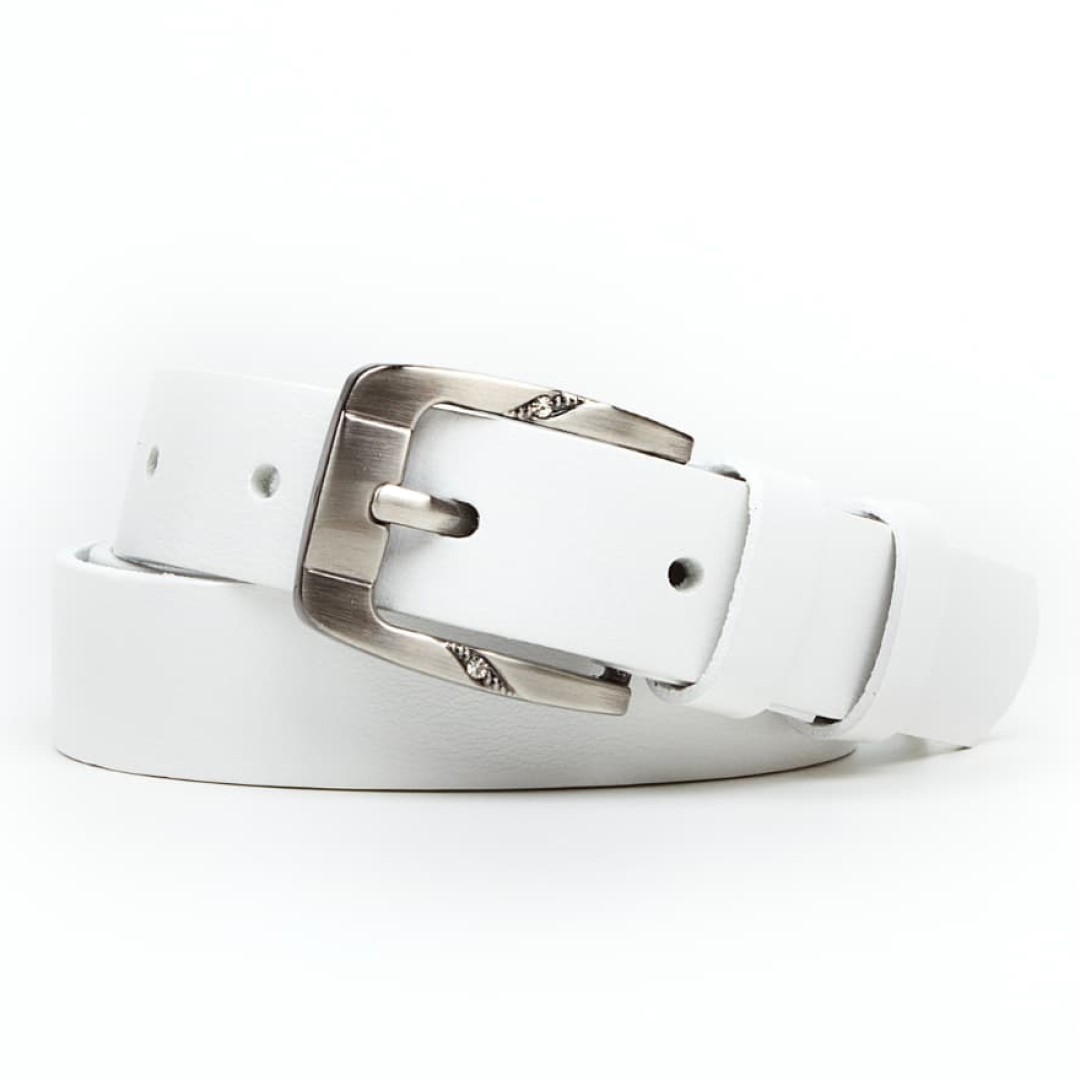 Leather belt ELEGANT female Optimist | 25-172
